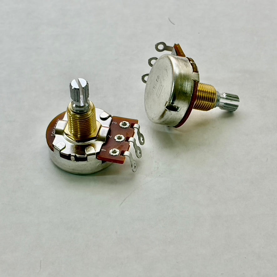 250K Potentiometer Bourns Pro Audio Short Shaft Audio Taper | Tone Man Guitar