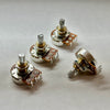 500K Bourns Potentiometers Pro Audio Short Shaft Audio Taper, Set of 4 | Tone Man Guitar