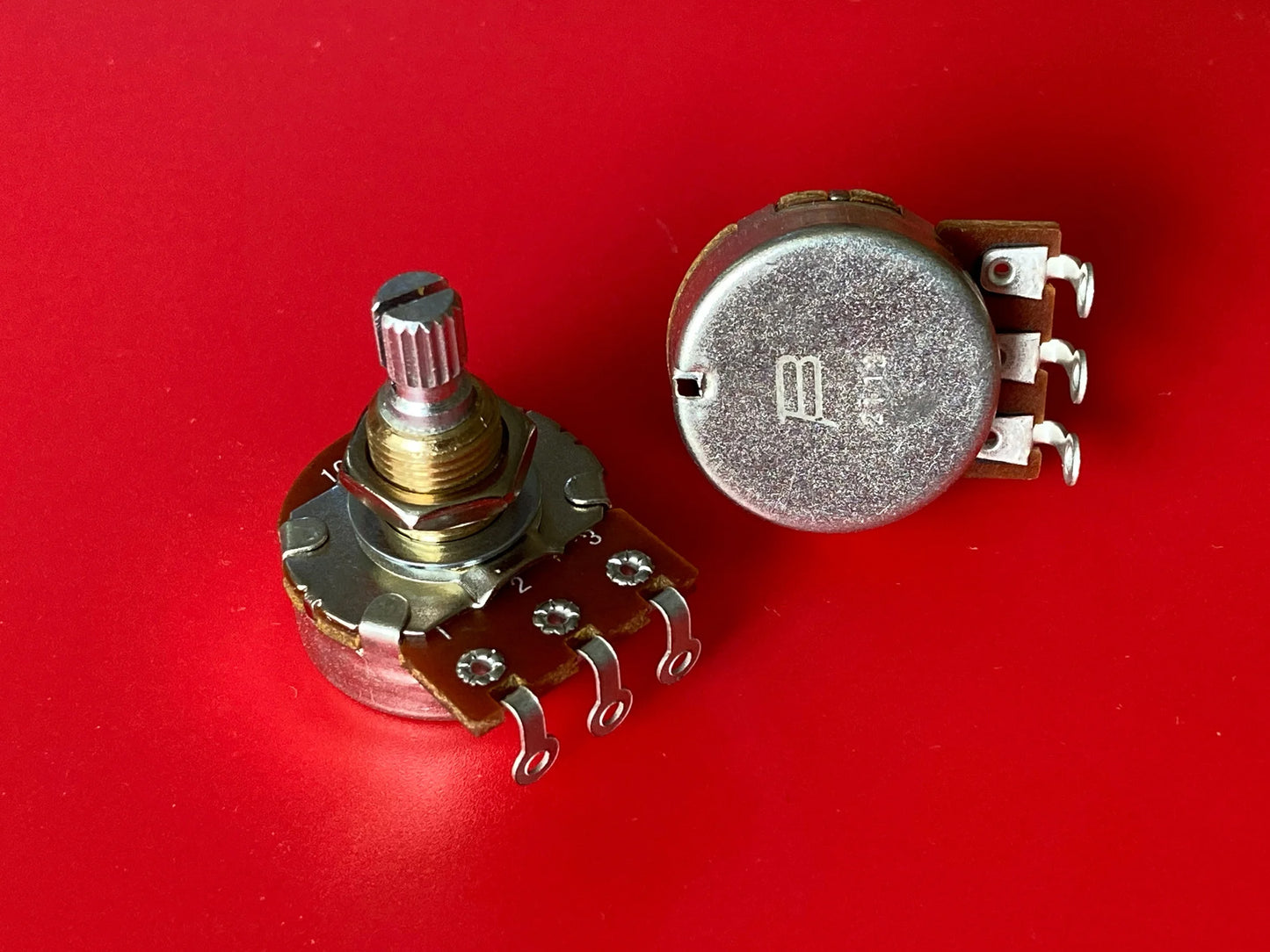 500K Bourns Pots Pro Audio Short Shaft Audio Taper Set Of 4