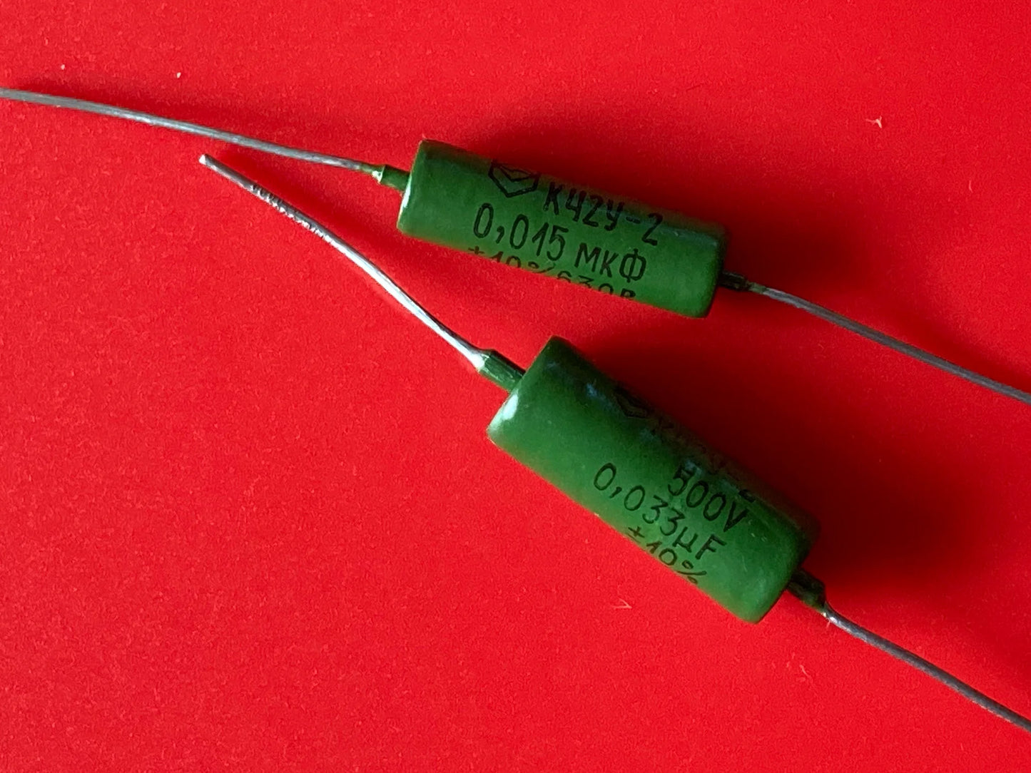 Tone Caps .033uf & .015uf Vintage Paper In Oil PIO K42Y-2 (1 Pair)