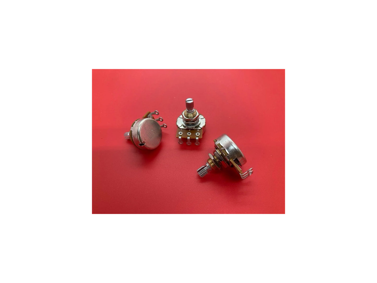 250K Bourns Pots Pro Audio Short Shaft Audio Taper Set Of 3