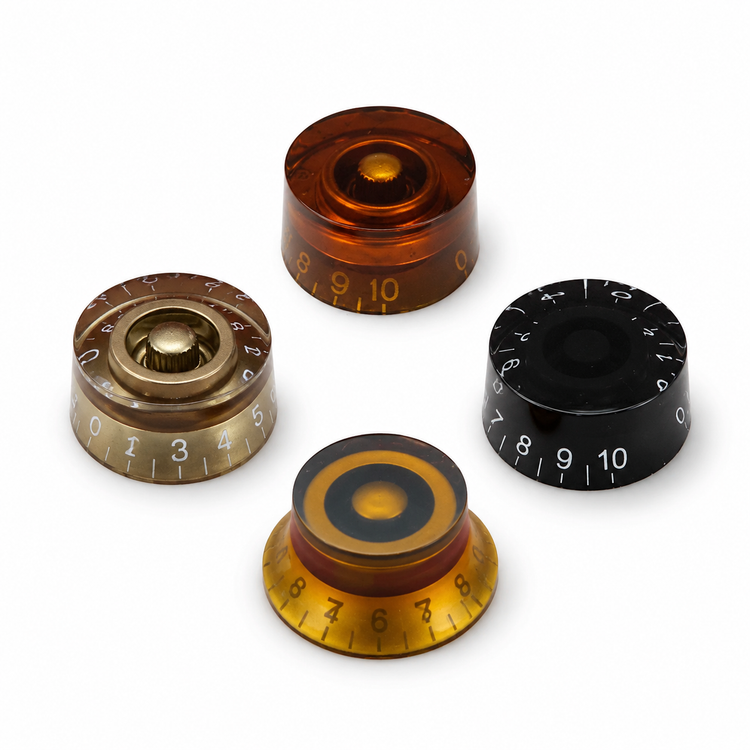 Guitar Knobs for Coarse-Spline Pots