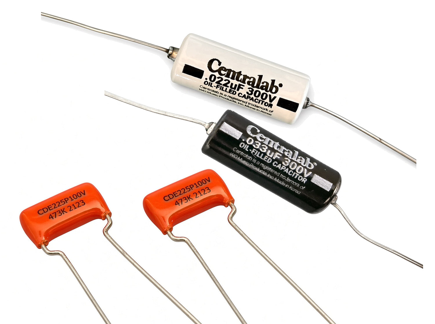 Guitar Tone Capacitors - PIO & Orange Drop