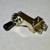 Switchcraft or Centralab 3-Way Short Toggle Right-Angle Switch Black Tip - Best Quality | Tone Man Guitar