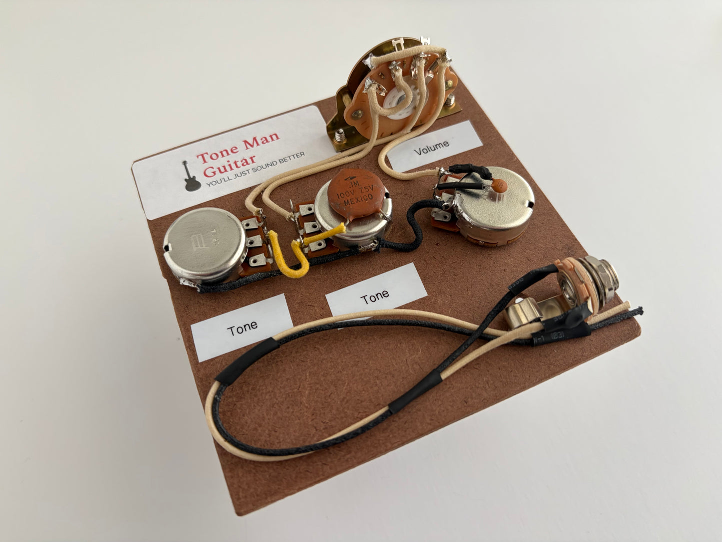 Stratocaster Wiring Harness - Blues 64 Premium Vintage Prewired Kit - Centralab .1uf cap