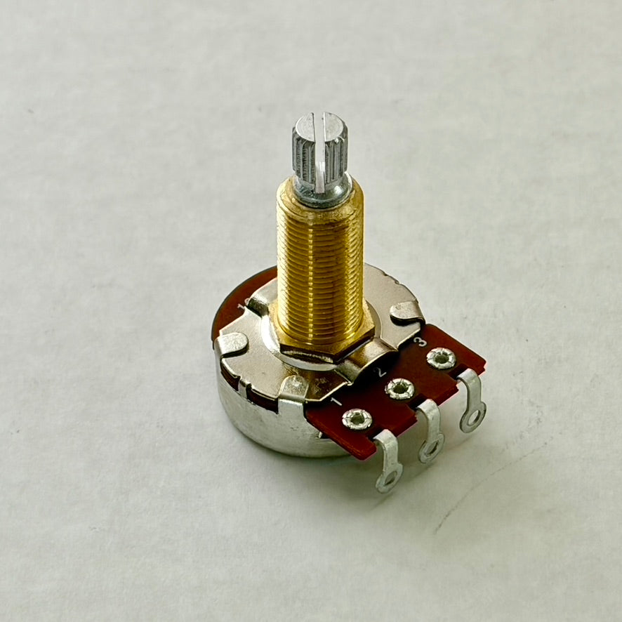 500K Bourns Potentiometers Pro Audio Long Shaft Audio Taper | Tone Man Guitar