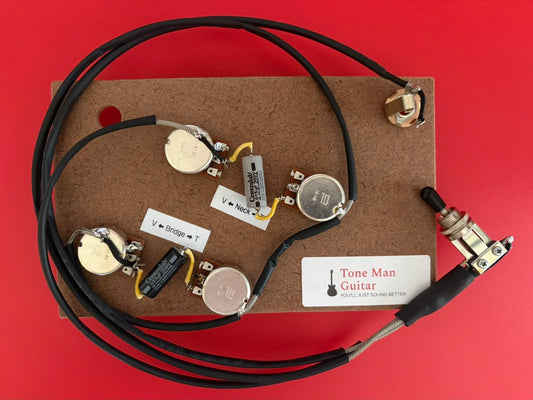 ES175 Wiring Harness - Premium Prewired Kit - PIO Caps - 50s Wiring