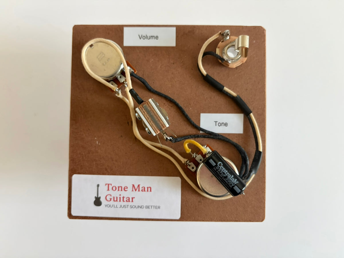 Epiphone DOT Studio Wiring Harness – Prewired, PIO Tone Cap