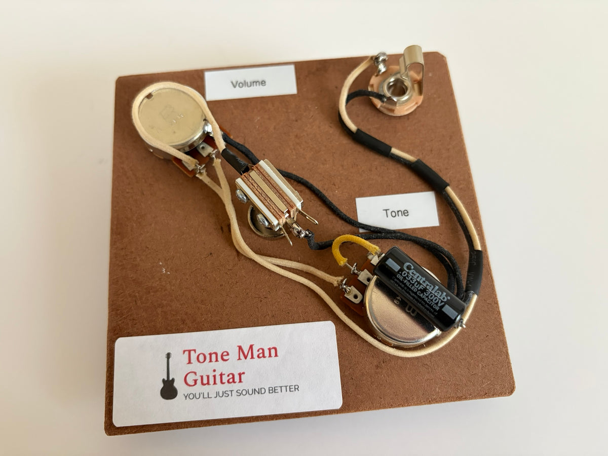 Epiphone DOT Studio Wiring Harness – Prewired, PIO Tone Cap