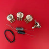 Les Paul Wiring Kit - DIY Premium Components - Short Shaft Pots - PIO Caps
