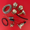Les Paul Wiring Kit - DIY Premium Kit - Long Shaft Pots - PIO Tone Caps