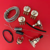 Les Paul Wiring Kit - DIY Premium Kit - Short Shaft Pots - PIO Tone Caps