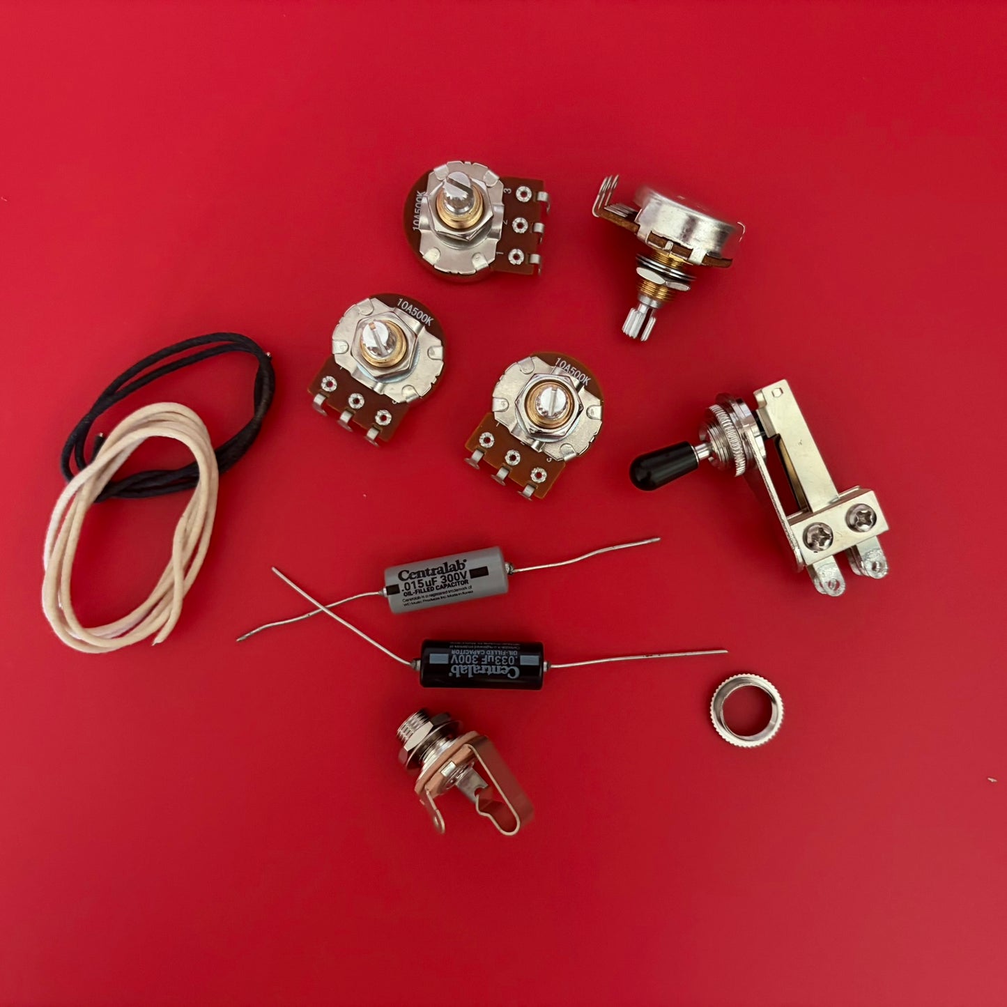 SG Wiring Kit - DIY Premium Kit - PIO Tone Caps