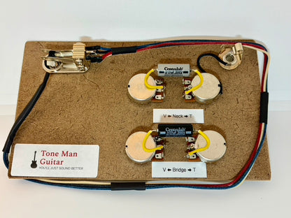 Telecaster Deluxe Wiring Harness – Prewired, 500K, PIO Caps