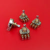 500K Bourns Potentiometers Pro Audio Short Shaft Audio Taper, Set of 4 | Tone Man Guitar