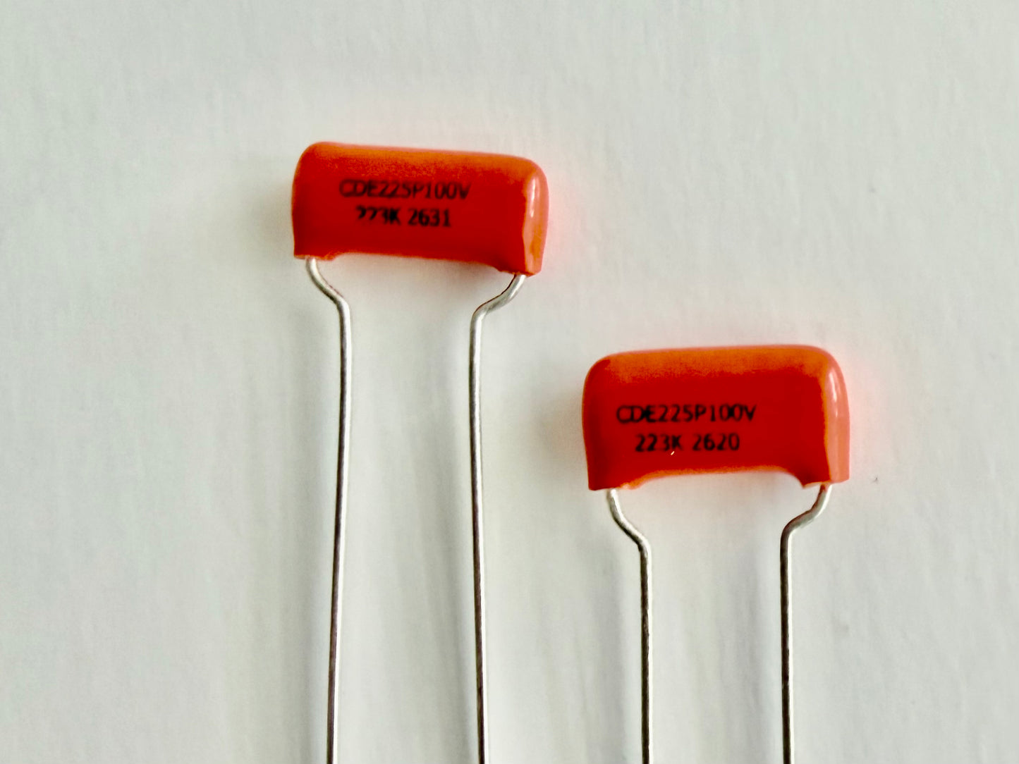 .022uf Sprague 225P Orange Drop Guitar Capacitors | Tone Man Guitar