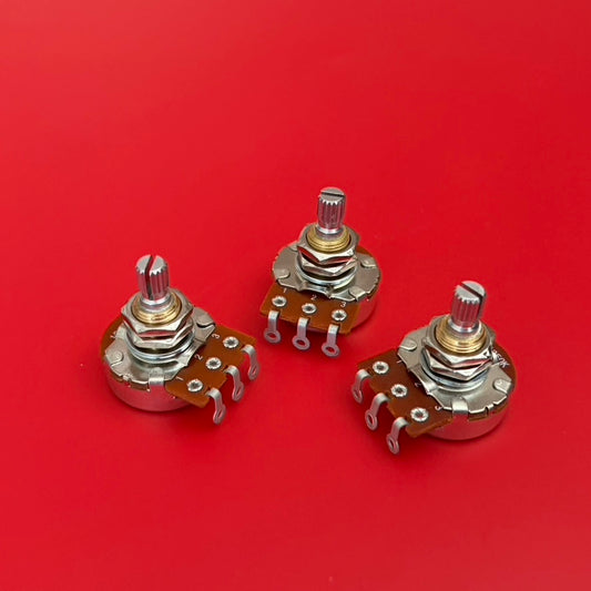 250K Bourns Pots Pro Audio Short Shaft Audio Taper | Tone Man Guitar