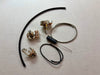Les Paul Jr Wiring Kit - DIY Kit Premium - PIO Tone Cap Short Shaft Pots