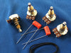 Les Paul Wiring Kit - DIY Classic Components - Long Shaft Pots and Orange Drop Caps