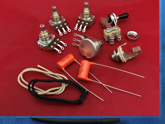 The Classic SG Guitar Upgrade Kit Pots Orange Drop Tone Caps Jack Switch Fits Gibson Epiphone SG