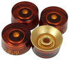 Amber Guitar Speed Knobs - Coarse Spline | Tone Man Guitar