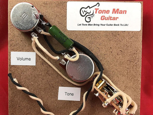 Telecaster Prewire Premium Series Reversed Controls / Switch PIO Tone Cap