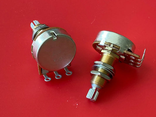 500K Bourns Pot Pro Audio Long Shaft Audio Taper Qty 1