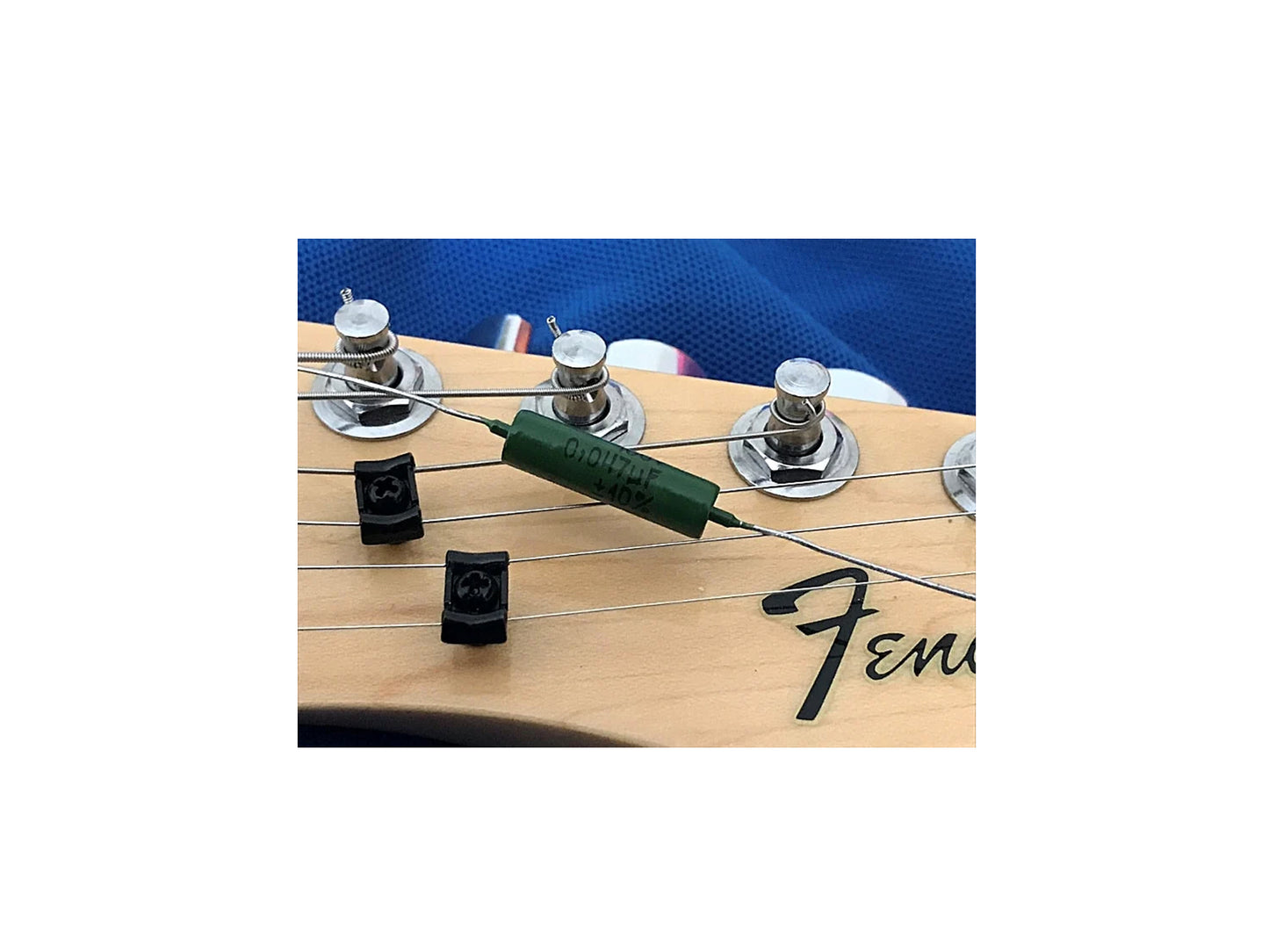 Fender Telecaster Upgrade Guitar Wiring Kit PIO .047 Tone Cap Bourns Pro Audio Pots 3 Way Switch Cloth Wiring - Premier Series